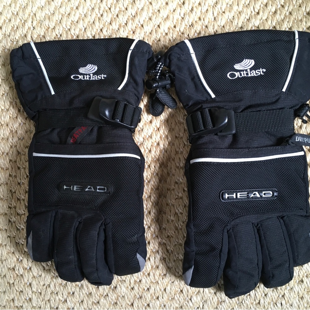 HEAD HIPORA Outlast Waterproof Ski Snowboard Gloves Youth Medium / Women’s Small